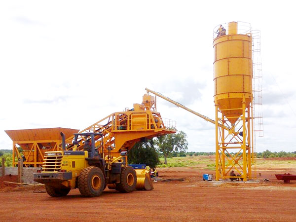 Mobile Type Ready Mix Concrete Batching Plant