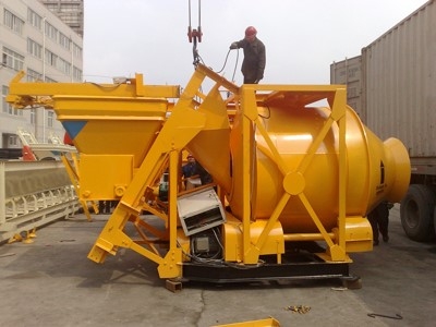 Horizontal Drum Concrete Mixer