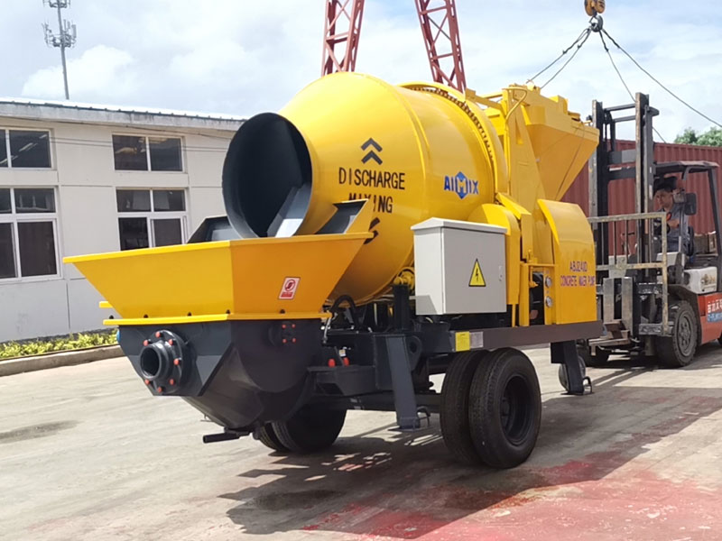 mobile concrete pump
