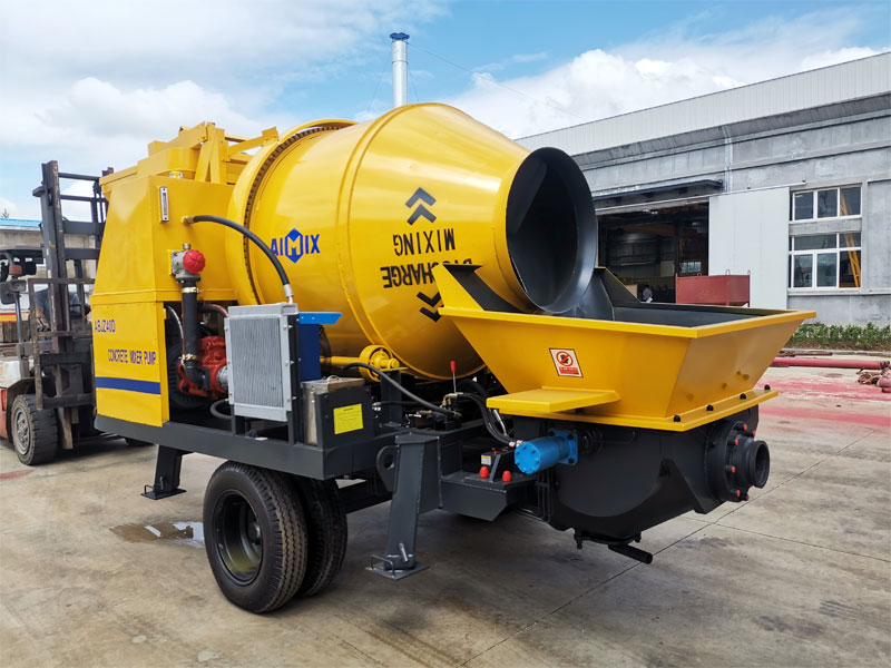 mobile concrete pump price