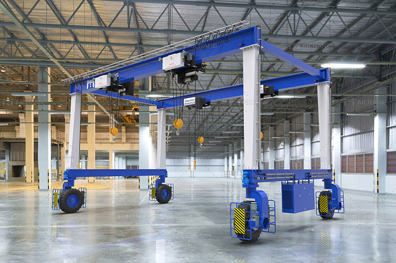 Rubber Tyred Gantry Crane For Sale