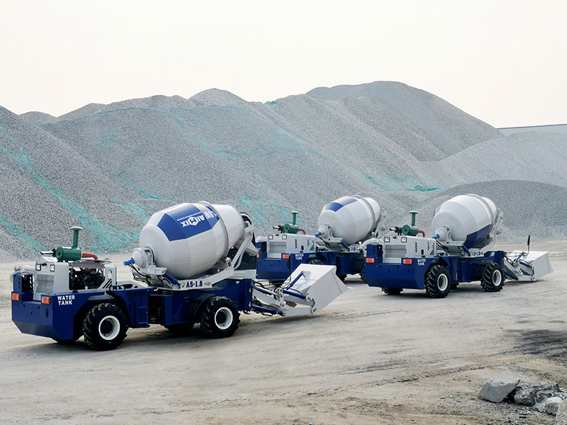 AS-1.8 self loading concrete mixer truck