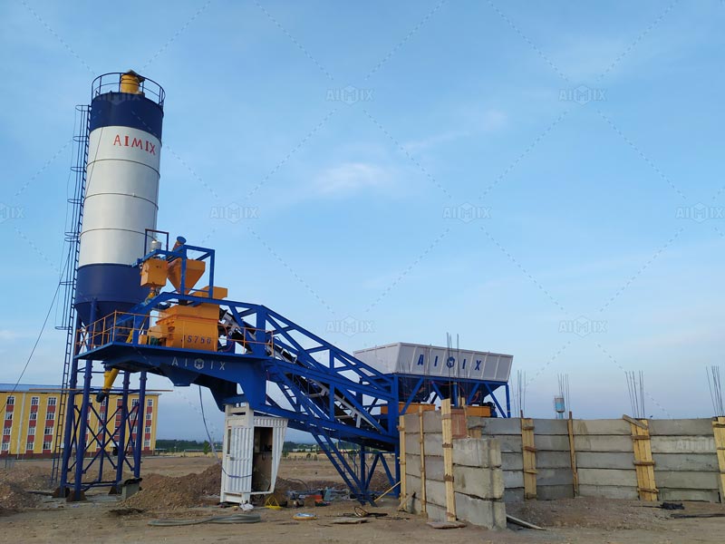 Mobile Concrete Batching Plant