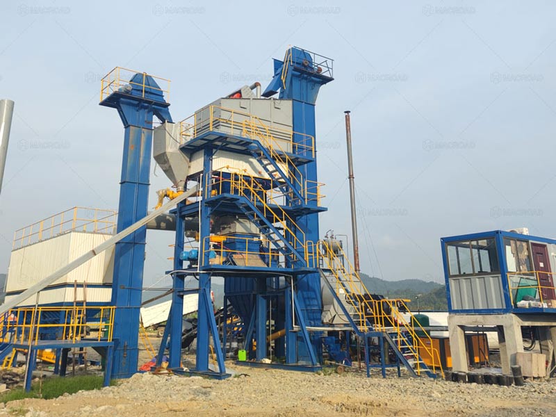 ALQ80 asphalt mixer plant